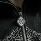 Shroud zip up hoodie oversized cropped boxy washed black embroidered — EXPND